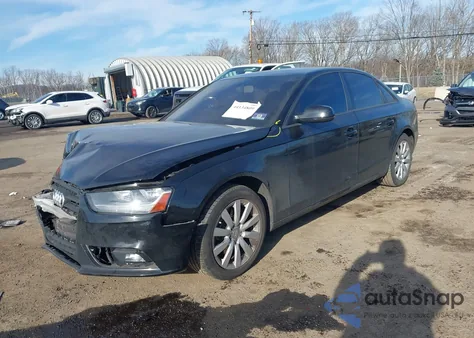 2014 Audi A4 2.0T Premium z USA, uszkodzony, nr VIN WAUBFAFL5EN040211